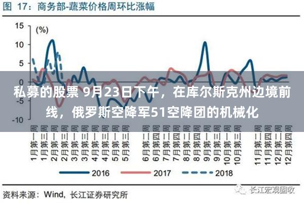 私募的股票 9月23日下午，在库尔斯克州边境前线，俄罗斯空降军51空降团的机械化