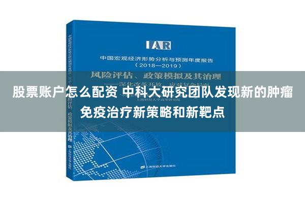 股票账户怎么配资 中科大研究团队发现新的肿瘤免疫治疗新策略和新靶点